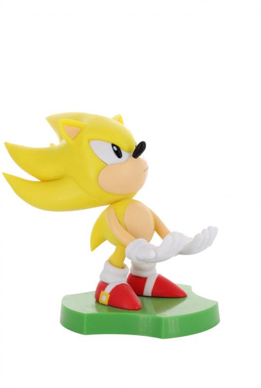 Sonic the hedgehog Super Sonic Cable Guys Holdem - Earbud Holder (11 cm) / stojak na słuchawki Sonic the hedgehog - Super Sonic (11 cm)