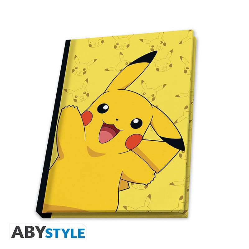 Pokemon gift set: large glass, heat change mug, notebook -Pikachu / Zestaw prezentowy Pokemon: szklanka, kubek termoaktywny, notatnik - Pikachu - ABS