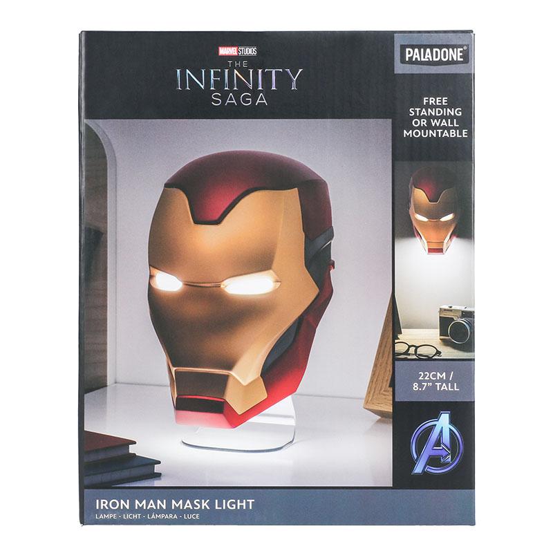 Marvel Iron Man mask desktop / wall light (high: 22 cm) / lampka ścienno-biurkowa Marvel Iron Man (wysokość: 22 cm)