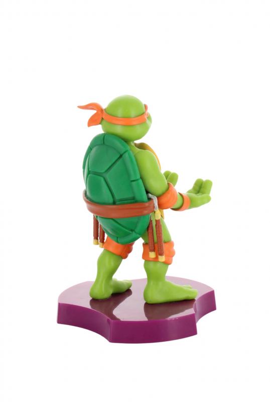 TMNT: Michaelangelo Cable Guys Holdem - Earbud Holder (11 cm) / Stojak na słuchawki Wojownicze Żółwie Ninja - Michaelangelo (11 cm)