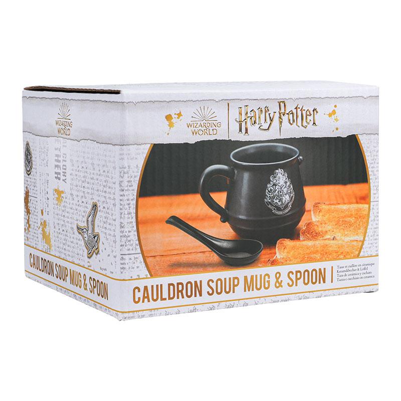 Harry Potter Cauldron Soup Mug and Spoon / zestaw do zupy Harry Potter kociołek plus łyżka