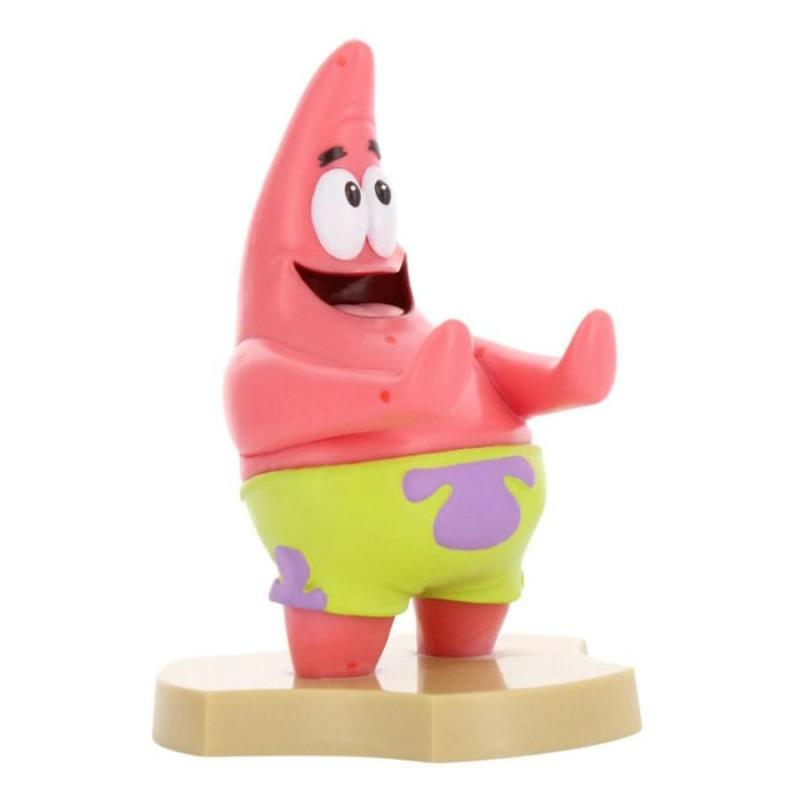 Spongebob: Patrick Holdem, Earbud Holder (11 cm) / Stojak na słuchawki SpongeBob Kanciastoporty - Patryk Rozgwiazda (11 cm)