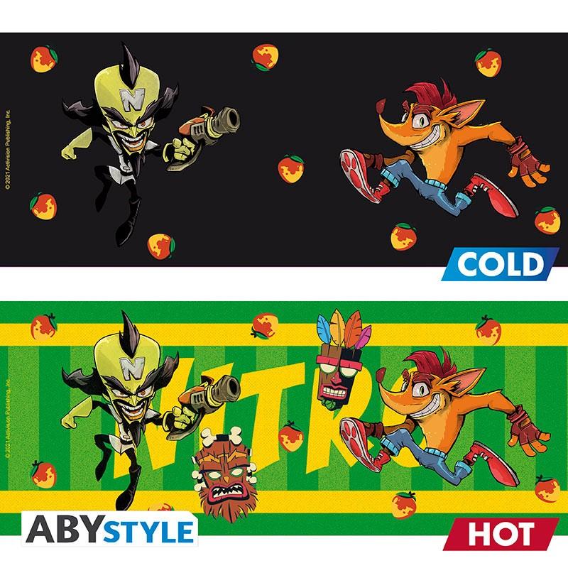 Crash Bandicoot heat change mug - 460 ml - Nitro / kubek termoaktywny Crash Bandicoot - Nitro (460 ml) - ABS