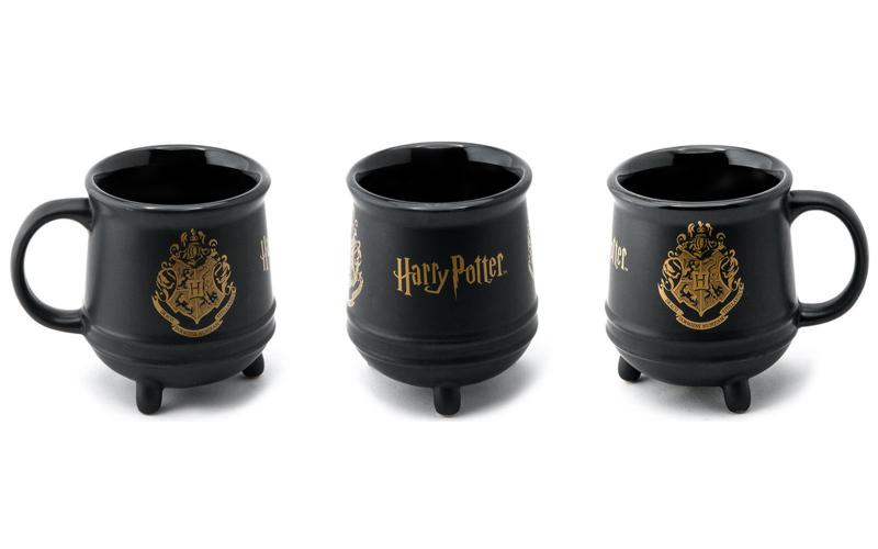 HARRY POTTER (HOGWARTS) CERAMIC CAULDRON MUG / kubek 3D Harry Potter (Herb Hogwartu) - kociołek