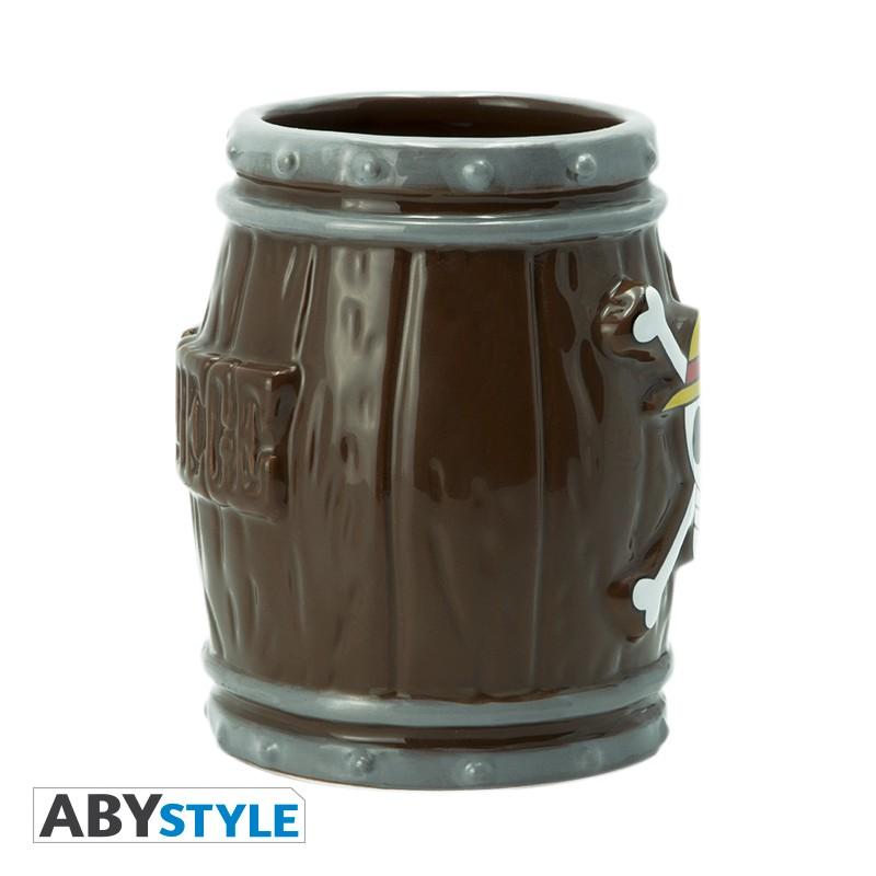 ONE PIECE - Mug 3D - Barrel / kubek 3D One Piece - beczka - ABS