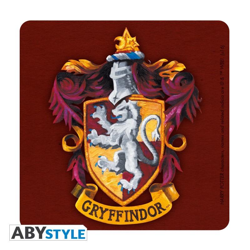 HARRY POTTER Set 4 Coasters - Houses / zestaw 4 podkładek Harry Potter - Dormitoria - ABS