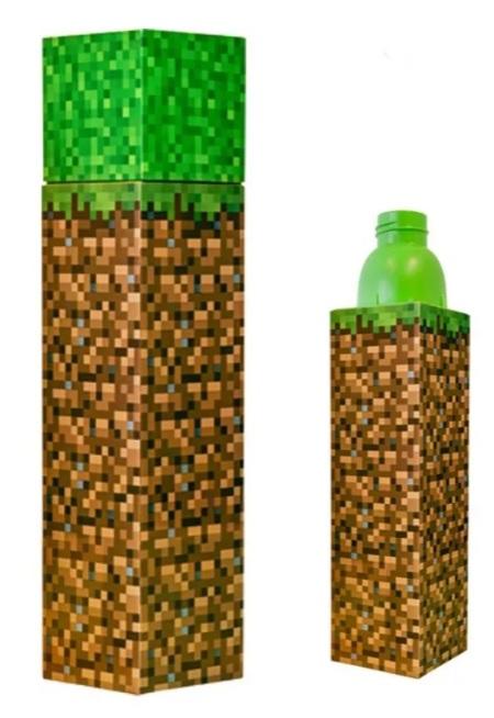 Minecraft Earth bottle - 650 ml / Bidon Minecraft (trawa) - 650 ml