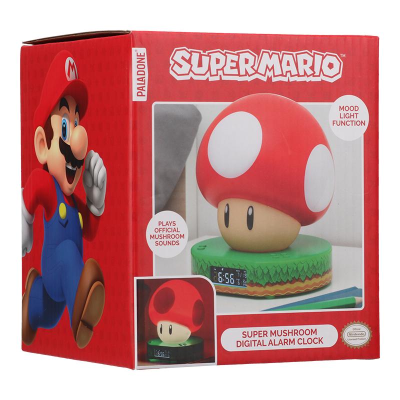 Super Mario Mushroom Digital Alarm Clock / zegar cyfrowy Super Mario Mushroom