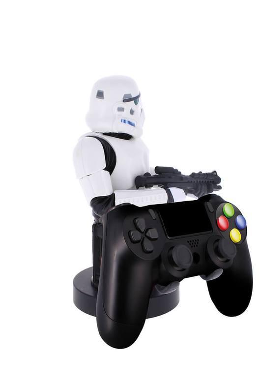 Star Wars - Mandalorian Imperial Stormtrooper phone & controller holder (20 cm) / stojak Gwiezdne Wojny - Mandalorian Szturmowiec Imperium (20 cm)