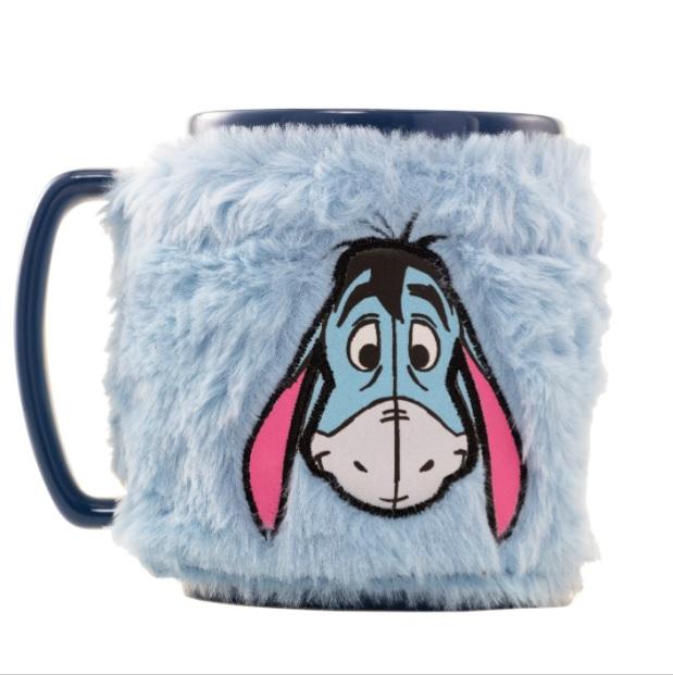 DISNEY WINNIE THE POOH FUZZY MUG - EEYORE / Disney Kubuś Puchatek kubek z futerkiem - Kłapouchy