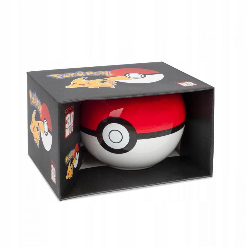 POKEMON 3D Pokeball Mug 300ml / kubek 3D POKEMON - Pokeball - ABS