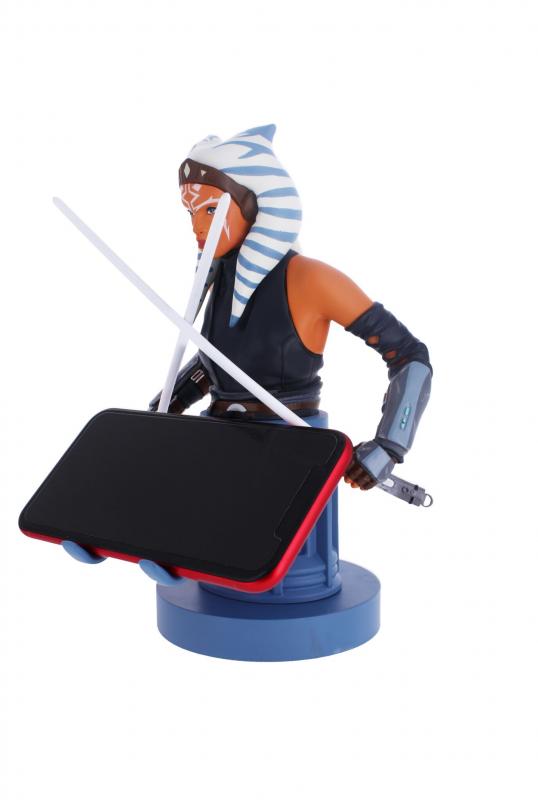 Star Wars - Mandalorian Ahsoka Tano phone & controller holder (20 cm) DAMAGED PACKING / stojak Gwiezdne Wojny - Mandalorian Ahsoka Tano (20 cm) USZKODZONE OPAKOWANIE