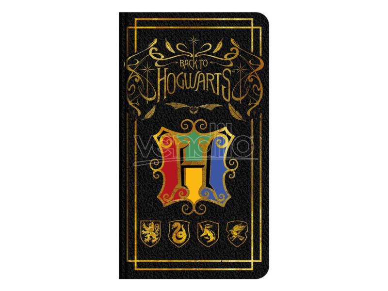 Harry Potter Notebook Gift Set - Colourful Crest: notebook,pen, keychain / Zestaw prezentowy Harry Potter: notatnik, długopis, brelok