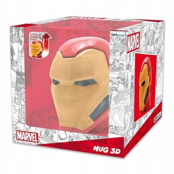 MARVEL IRON MAN Mug 3D Heat Change / kubek zmieniajacy wyglad 3D IRON MAN - ABS