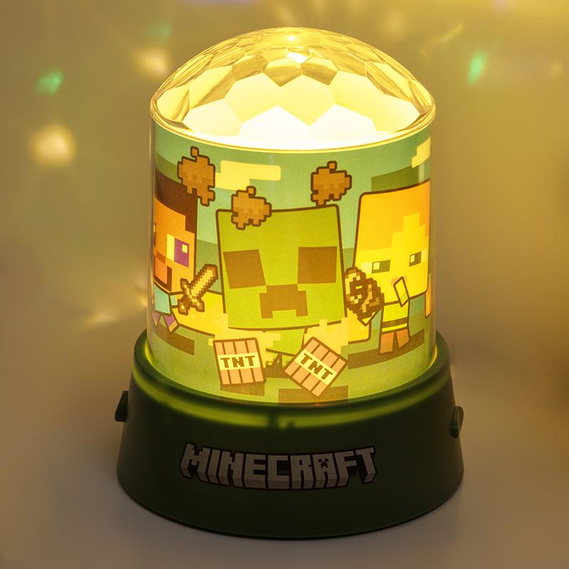 Minecraft Party Projection Light (high: 13 cm) / Minecraft Lampka projekcyjna na imprezę (wysokość: 13 cm)