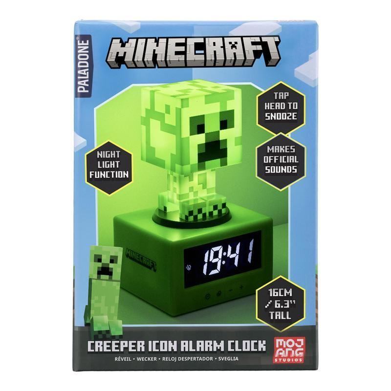 Minecraft Creeper Icon Alarm Clock (high: 16 cm) / alarm Minecraft Creeper (wysokość: 16 cm)