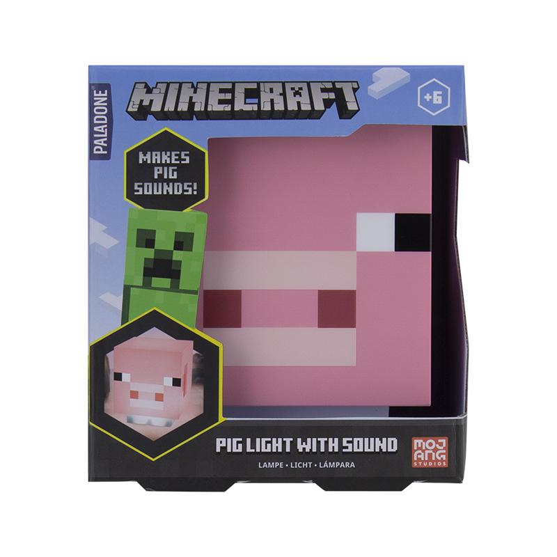 Minecraft Pig Light with Sound / lampka Minecraft Świnka z dźwiękiem