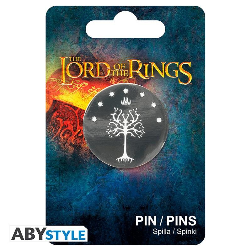 LORD OF THE RINGS pin White Tree / Władca Pierścieni przypinka Białe Drzewo Gondoru - ABS