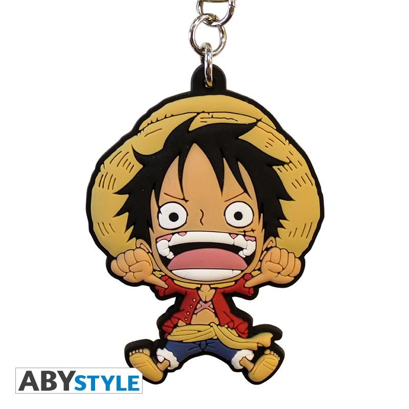 ONE PIECE Keychain PVC - Luffy SD / brelok PVC One Piece - Luffy SD - ABS