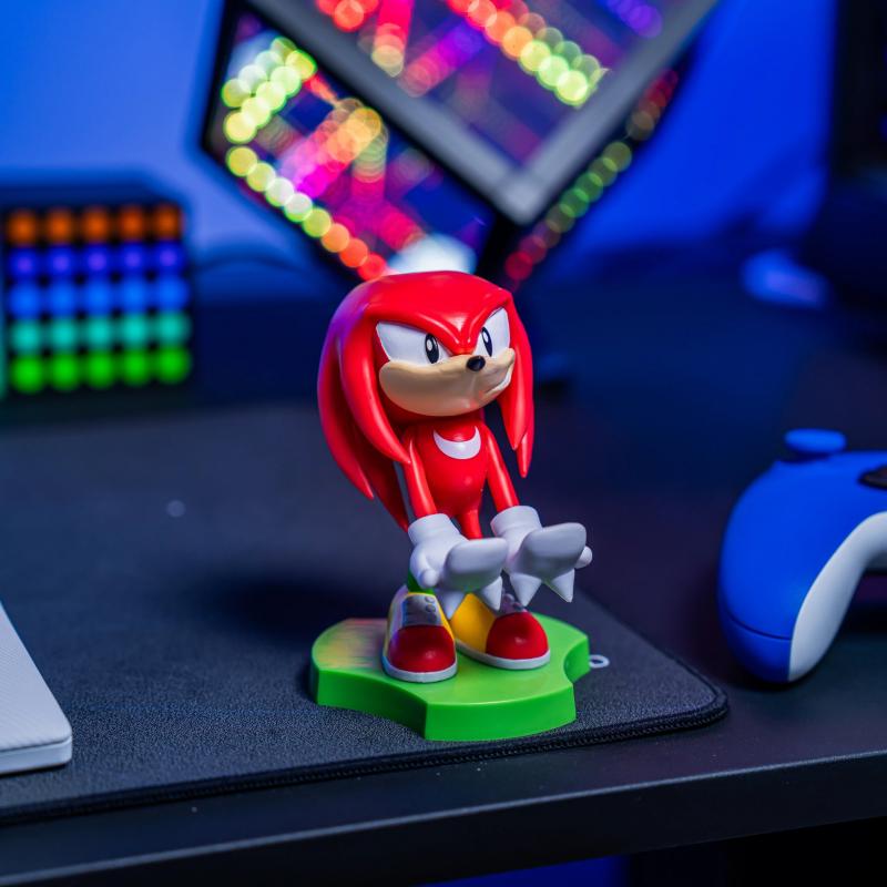 Sonic the hedgehog Knuckles Cable Guys Holdem - Earbud Holder (11 cm) / stojak na słuchawki Sonic the hedgehog - Knuckles (11 cm)