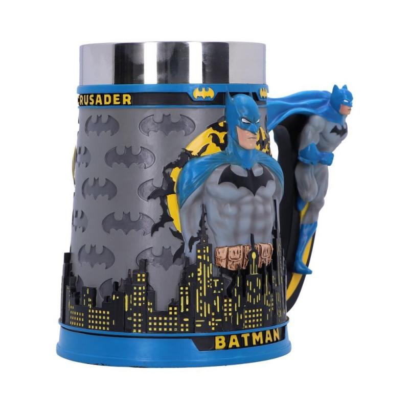 Batman DC The Caped Crusader Tankard (high: 15,5 cm) / kufel kolekcjonerski Batman DC Zamaskowany Krzyżowiec (wys: 15,5 cm)