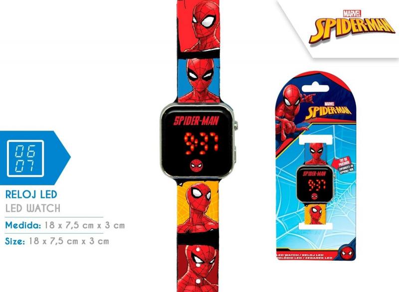 Marvel Spider-man led watch v.3 / Zegarek cyfrowy Marvel Spider-man (wersja 3)