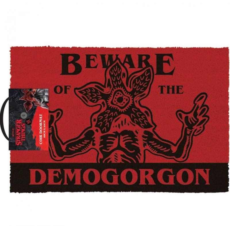 STRANGER THINGS 4 (BEWARE DEMOGORGON) DOORMAT (60 x 40 cm) / wycieraczka pod drzwi Stranger Things 4 (Strzeż się Demogorgona) (60x40 cm)