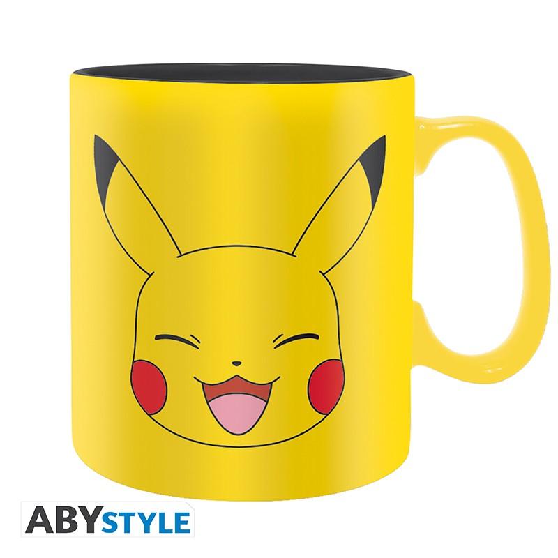 POKEMON - Mug - 460 ml - Pikachu Face / kubek Pokemon - Pikachu (460 ml) - ABS