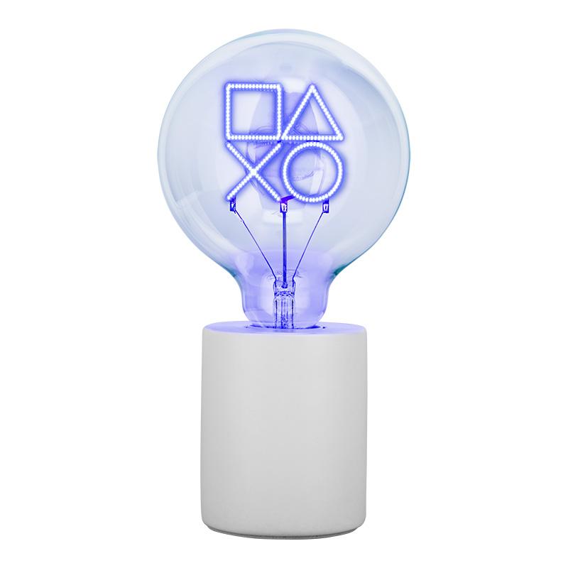 Playstation LED Neon Bulb Lamp (high: 24,3 cm) / Playstation lampka - żarówka neonowa (wysokość: 24,3 cm)