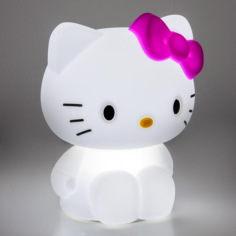 Hello Kitty Silicone Light Rechargeable Battery (high: 18 cm) / Hello Kitty silikonowa lampka z akumulatorem (wysokość: 18 cm)