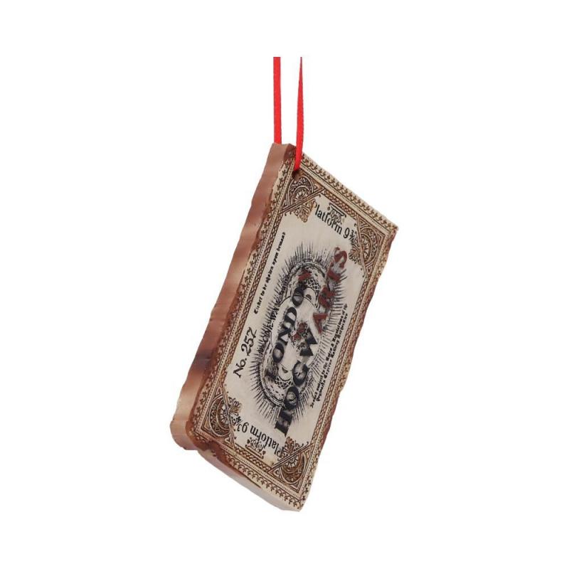 Harry Potter Hogwarts Ticket Hanging Ornament / Harry Potter wisząca ozdoba bilet do Hogwartu