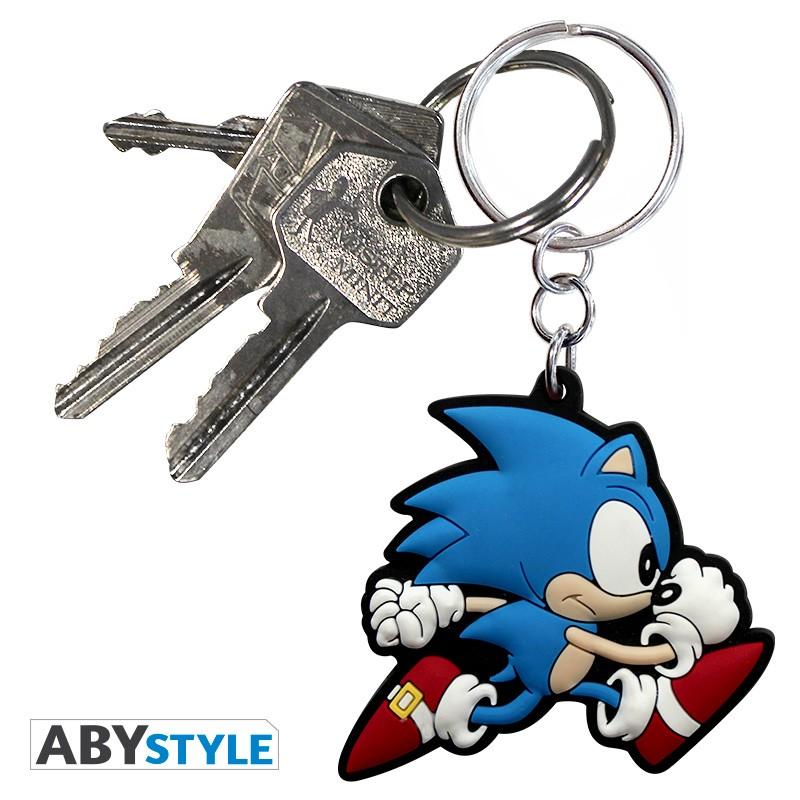 Sonic Hedgehog - keychain - run / Brelok Sonic Hedgehog w biegu - ABS