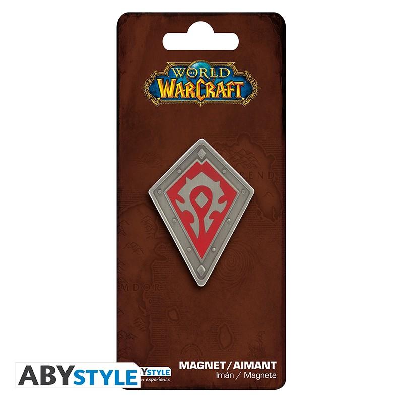 WORLD OF WARCRAFT premium magnet - Horde logo / World of Warcraft magnes - logo Horda - ABS