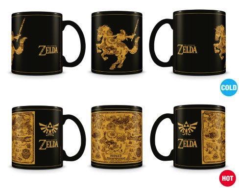 THE LEGEND OF ZELDA (MAP SILHOUETTE) HEAT CHANGE MUG / kubek termoaktywny The Legend of Zelda (mapa)