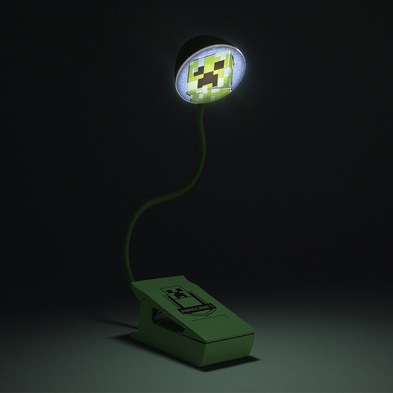 Minecraft Creeper Book Light / Lampka do czytania Minecraft Creeper