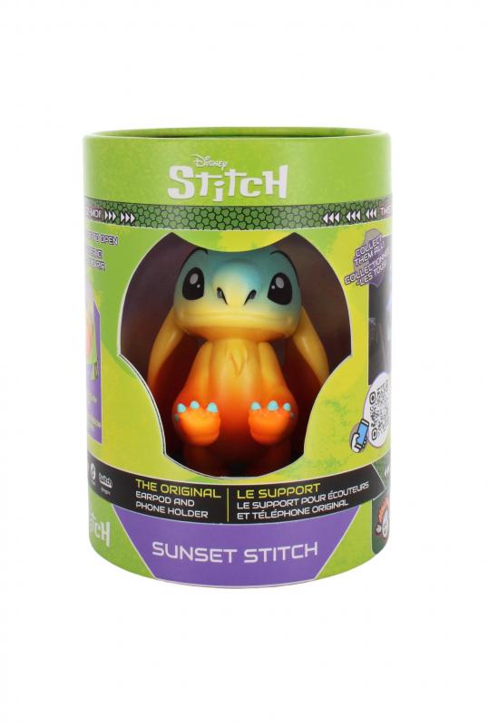 Disney Lilo & Stitch: sunset Stitch Holdem - Earbud Holder (11 cm) / Stojak na słuchawki Disney Lilo & Stitch: o zachodzie słońca (11 cm)