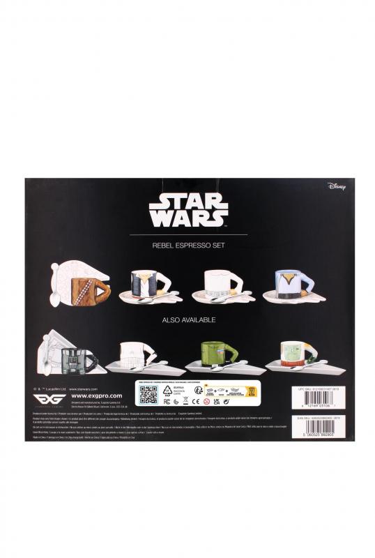 Star Wars Rebel Espresso Set (4 pcs) / Zestaw do espresso Gwiezdne Wojny - Rebelianci (4 szt)