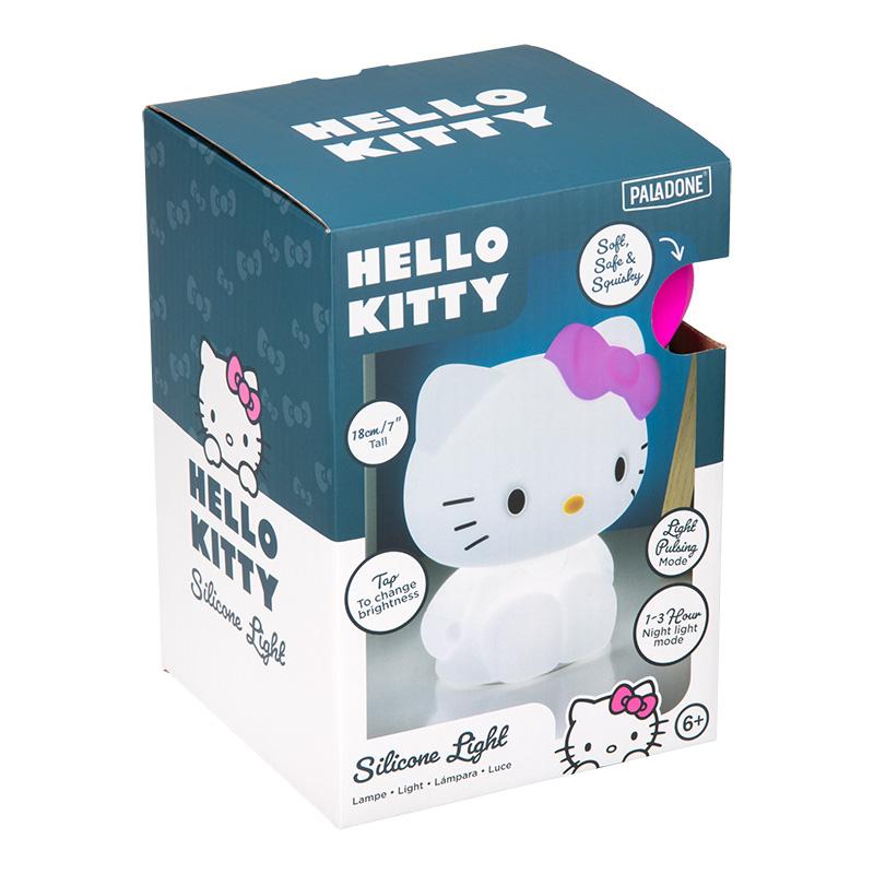 Hello Kitty Silicone Light Rechargeable Battery (high: 18 cm) / Hello Kitty silikonowa lampka z akumulatorem (wysokość: 18 cm)