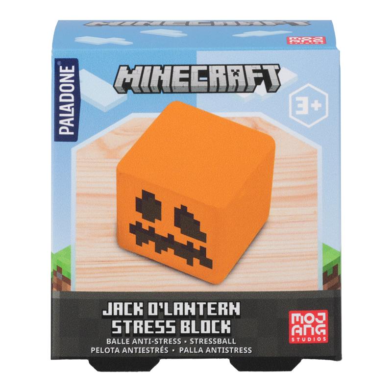 Minecraft Jack Olantern stress block / gniotek antystresowy Jack Olatern