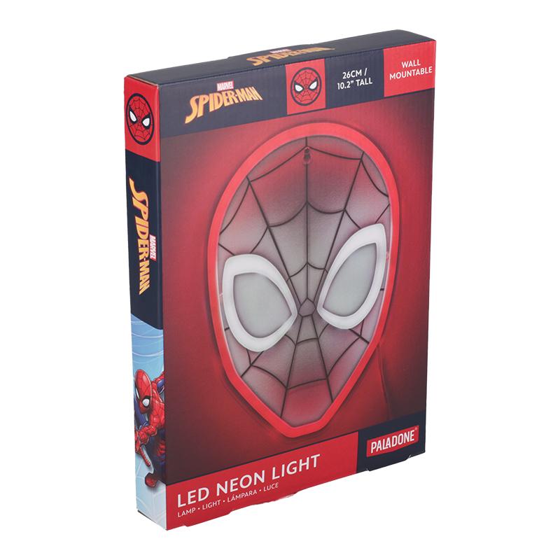 Marvel Spider-man Wall Mountable LED Neon Light (high: 26 cm) / Marvel Spier-man neonowa lampka ścienna (wysokość: 26 cm)