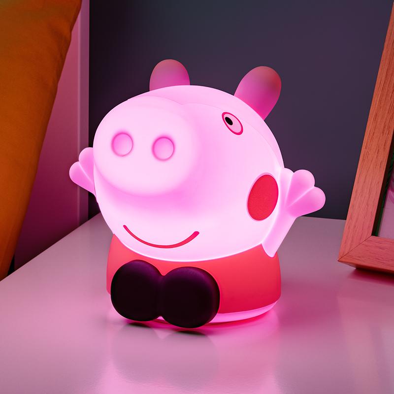 Peppa Pig Silicone Light Rechargeable Battery (high: 15 cm) / Świnka Peppa silikonowa lampka z akumulatorem (wysokość: 15 cm)