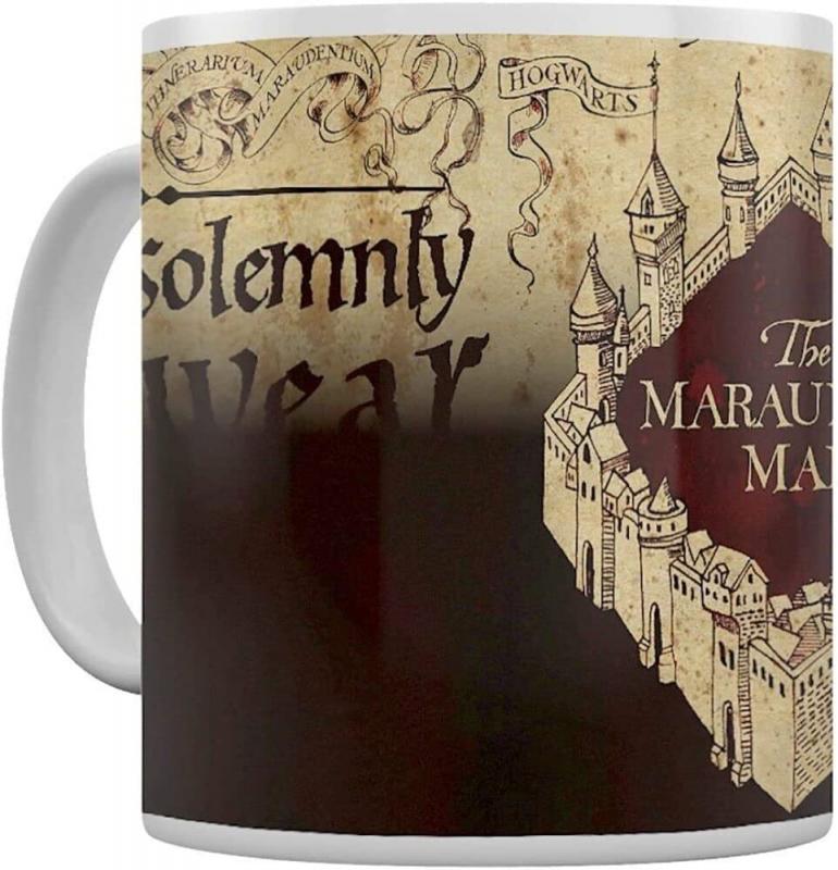 HARRY POTTER (THE MARAUDERS MAP) HEAT CHANGE MUG / Kubek termoaktywny Harry Potter - Mapa Hunctwotów