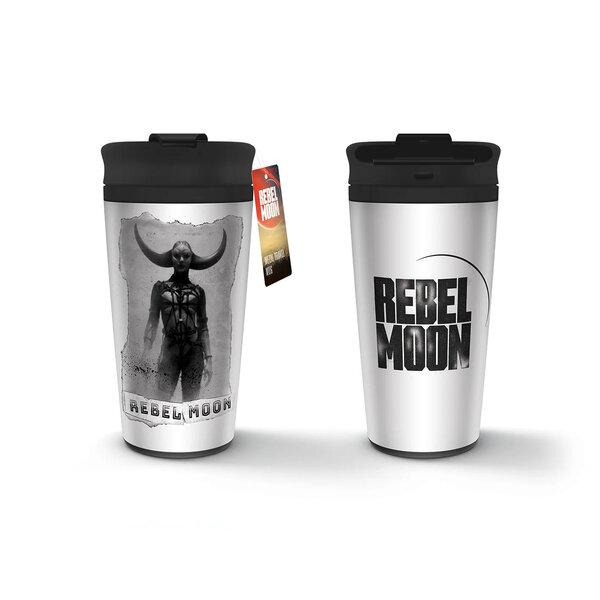 REBEL MOON (HORNED GODDESS) METAL TRAVEL MUG / kubek termiczny (metalowy) Rebel Moon - Rogata Bogini