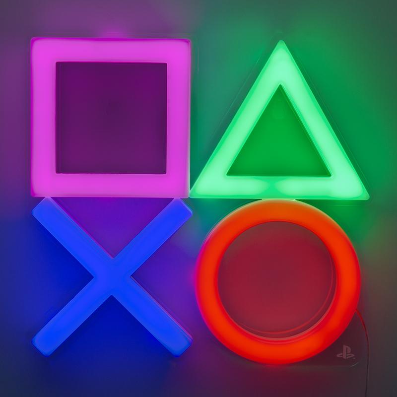 Playstation Wall Mountable LED Neon Light (high: 25 cm) / Playstation neonowa lampka ścienna (wysokość: 25 cm)