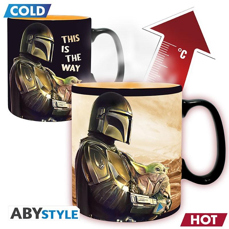 Star Wars THE MANDALORIAN mug heat change (460 ml) - Mando / Gwiezdne Wojny Mandalorian kubek termoaktywny (460 ml) Mando - ABS