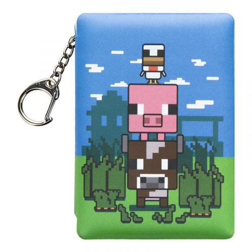 Minecraft Mini Puffy Notepad Keyring / Minecraft brelok - mini notatnik
