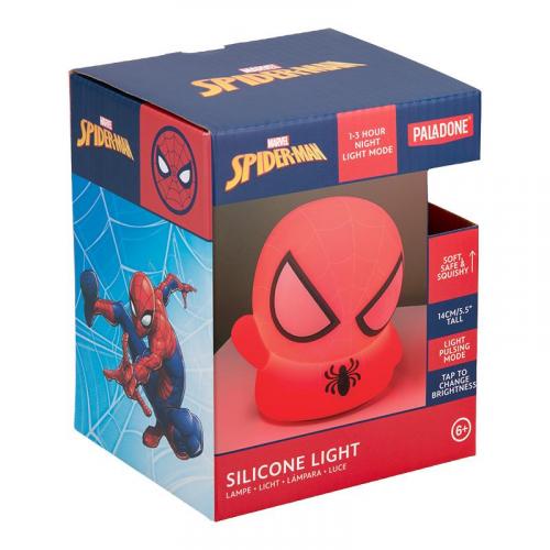 Marvel Spider-man Silicone Light Rechargeable Battery (high: 14 cm) / Marvel Spider-man silikonowa lampka z akumulatorem (wysokość: 14 cm)