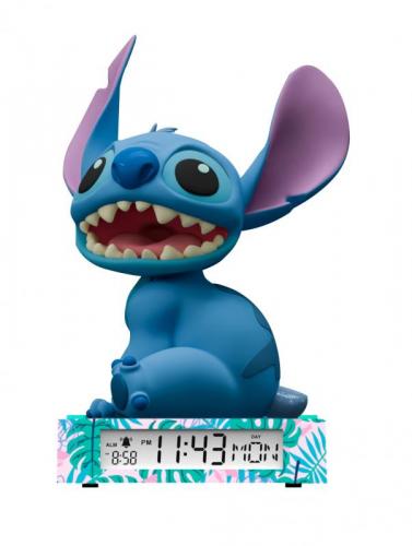 Disney Stitch 3D lamp with alarm / Disney Stitch lampka 3D z budzikiem