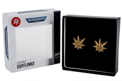 Warhammer 40,000: Chaos Cufflinks / Warhammer 40000 spinki do mankietów Chaos