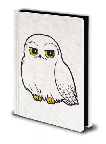 HARRY POTTER (HEDWIG) FLUFFY A5 PREMIUM NOTEBOOK / notatnik A5 premium Harry Potter - Hedwiga (puszysty)